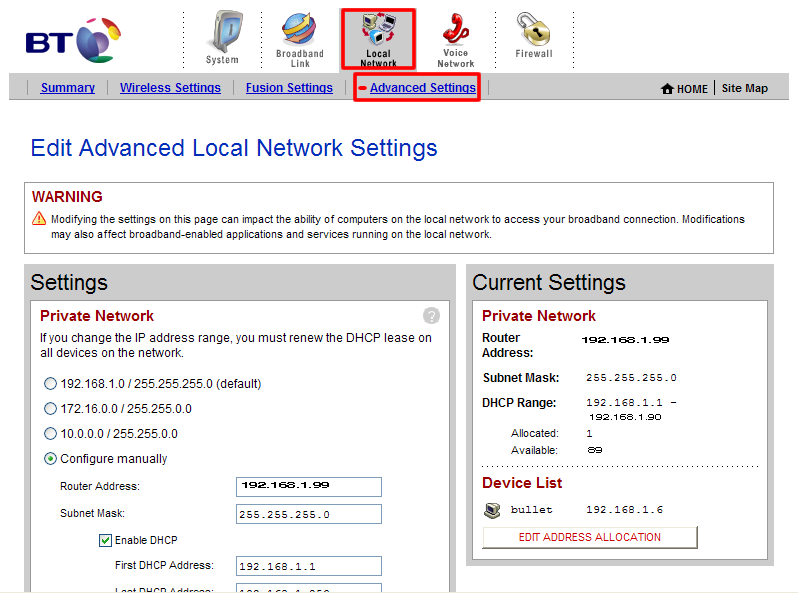 Network Connections