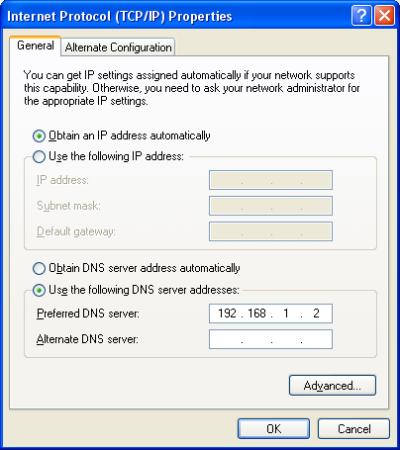 Internet Protocol Properties